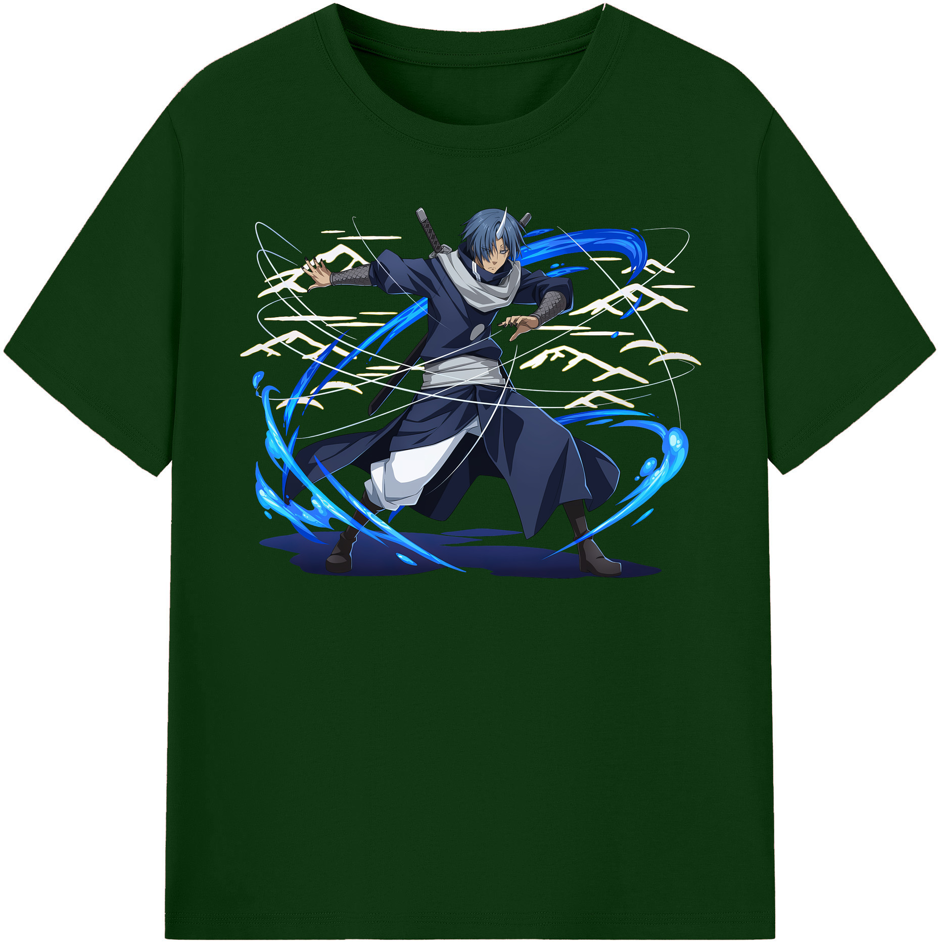 （画像用） 転スラ Regarding Reincarnated to Slime 綿100％半袖Tシャツ（フロントプリント）